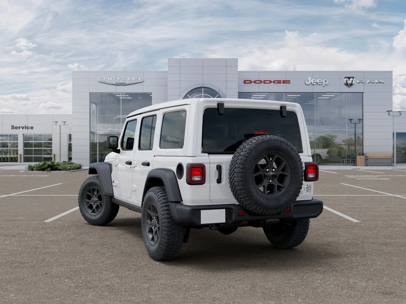 New 2026 Bright White Clear-Coat Exterior Paint Jeep Willys image 45