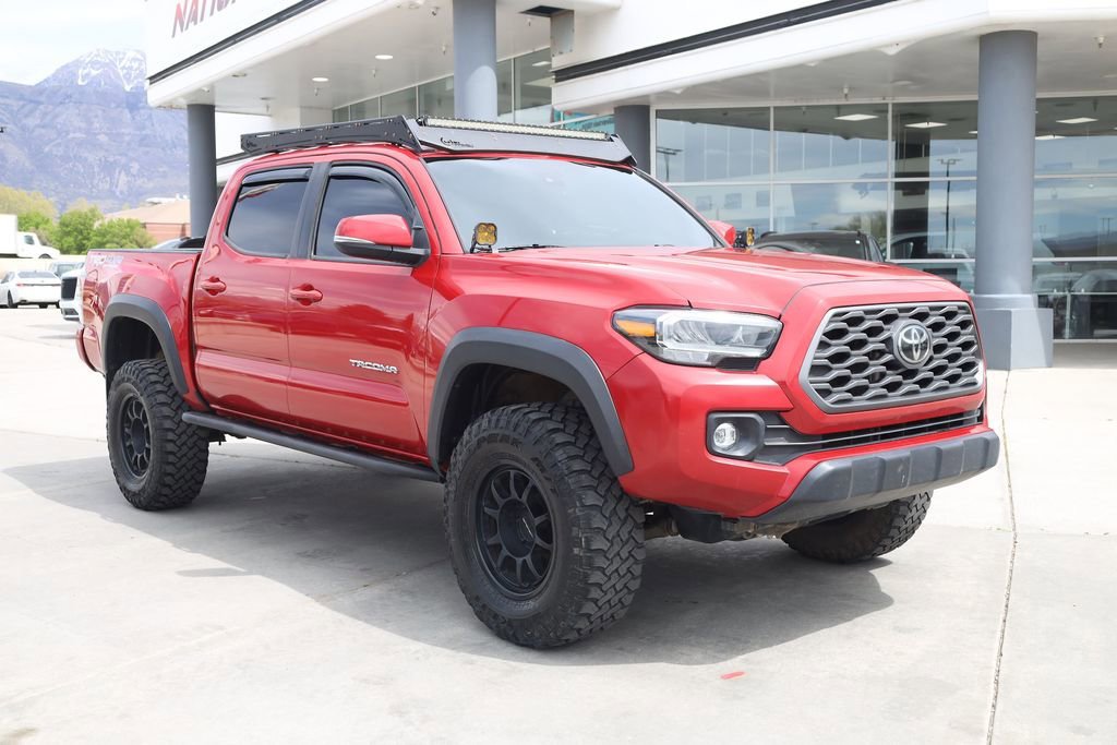 Used 2022 Barcelona Red Metallic Toyota TRD Off Road image 8