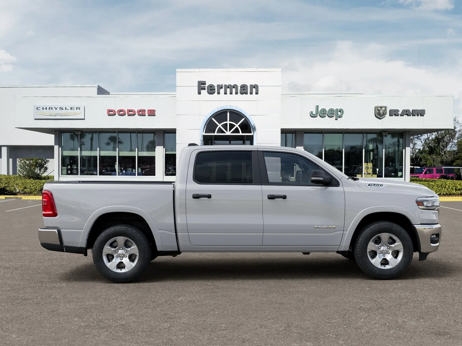 New 2026 Bright White Clear-Coat Exterior Paint RAM Big Horn/Lone Star image 51