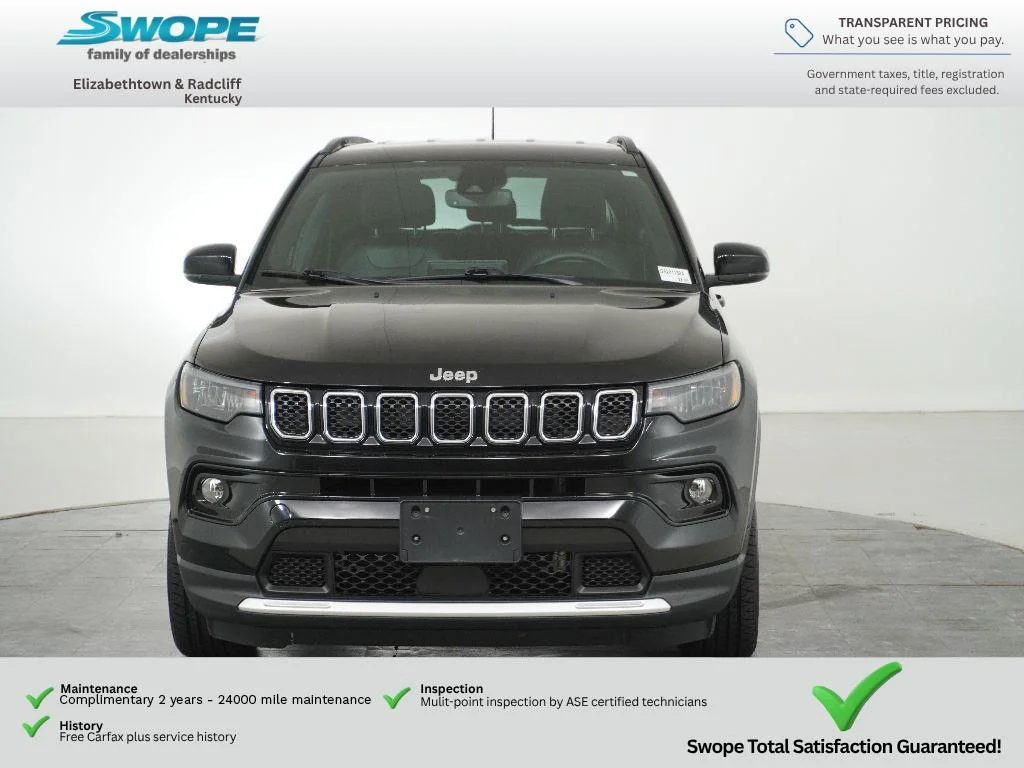 Certified Used 2023 Diamond Black Crystal Pearlcoat Jeep Limited image 8