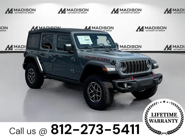 New 2026 Gray Jeep Rubicon image 3