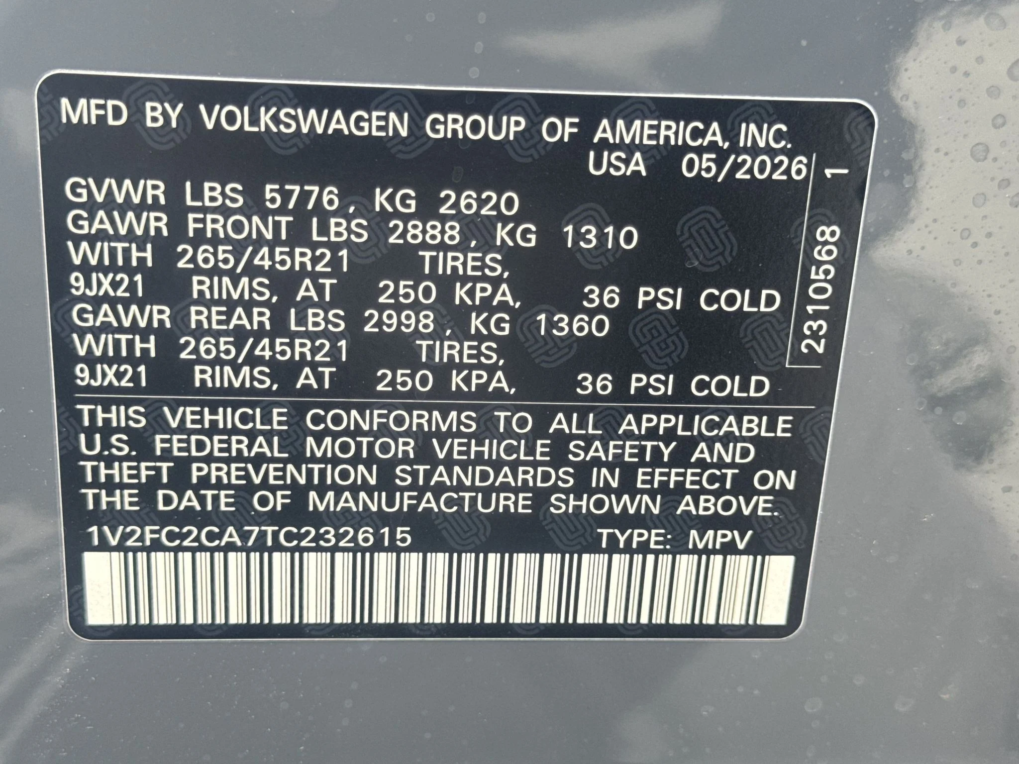 New 2026 Pure Gray Volkswagen 2.0T SEL Premium R-Line image 35
