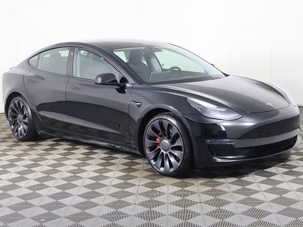 Used 2022 Tesla Model 3 Performance with VIN 5YJ3E1ECXNF177624 for sale in Akron, OH