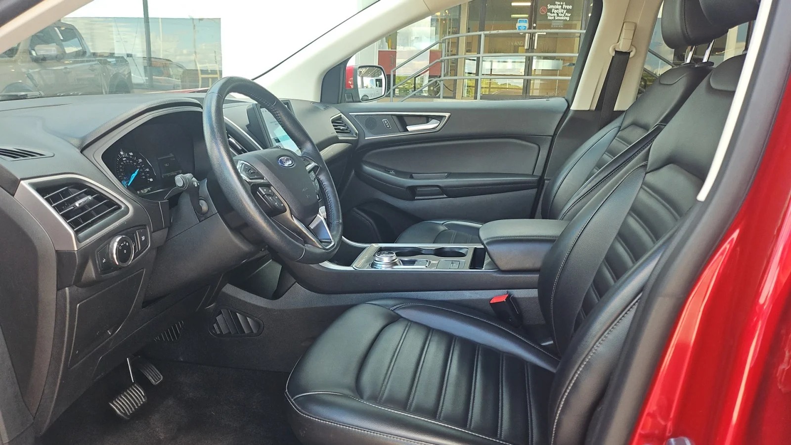 Used 2024 Red Ford 2024 FORD EDGE SEL 4DR SUV 112.2 WB AWD image 10