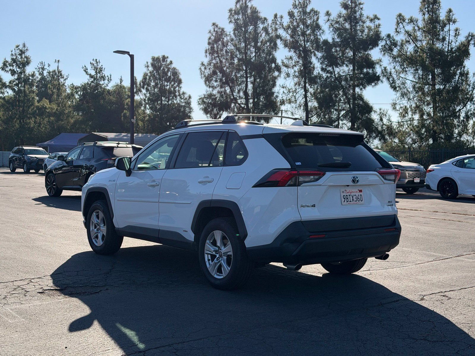Certified Used 2021 Super White Toyota XLE image 3