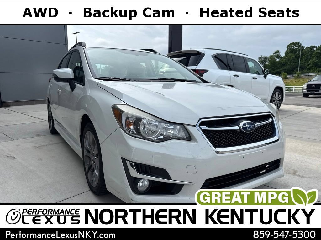 Used 2015 Crystal White Pearl Subaru 2.0i Sport Premium image 1