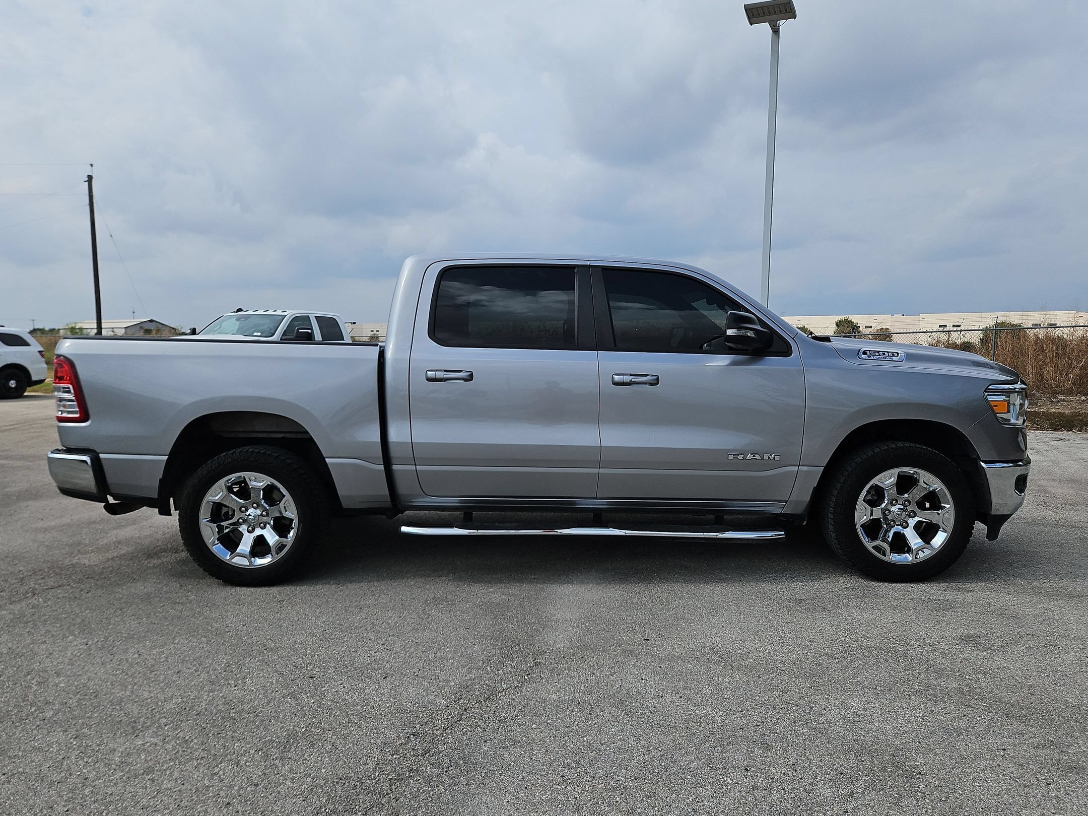 Used 2022 Billet Silver Metallic Clearcoat Ram Lone Star image 2