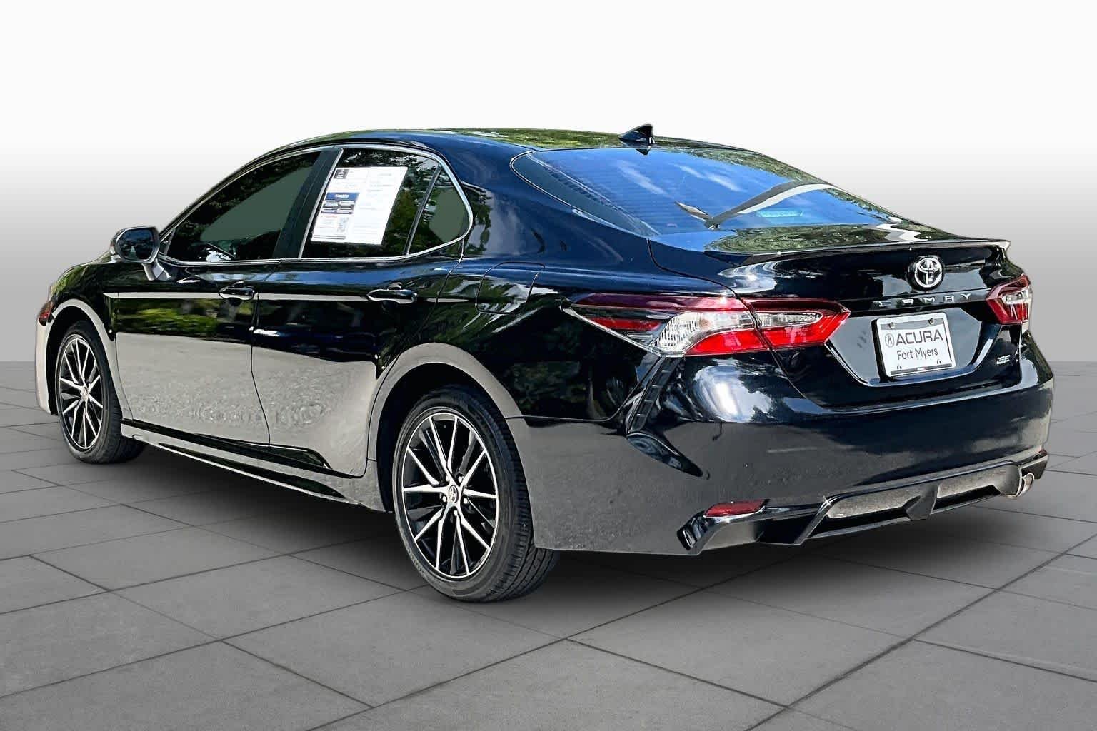 Used 2024 Midnight Black Metallic Toyota SE image 12