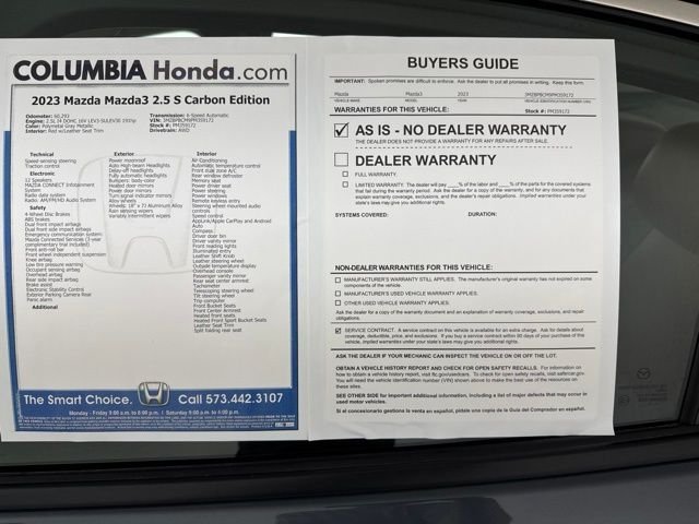 Used 2023 Gray Mazda 2.5 S Carbon Edition image 36