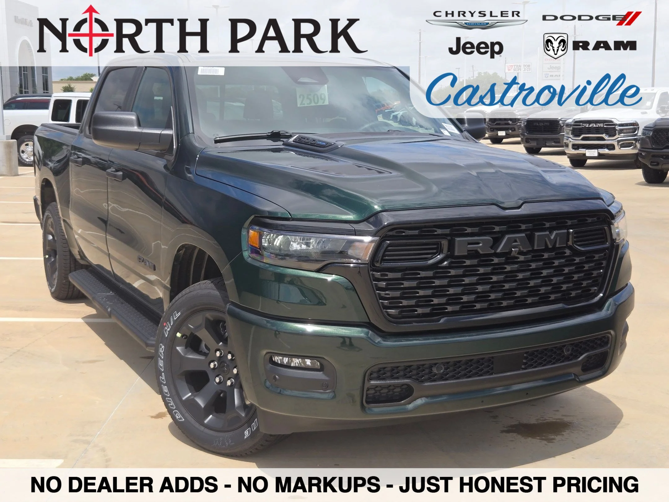 New 2026 Serrano Green Metallic RAM Black Express image 1