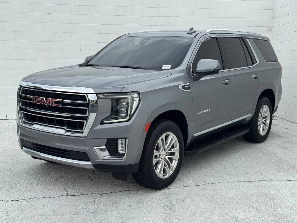 Used 2022 Satin Steel Metallic GMC SLT image 10