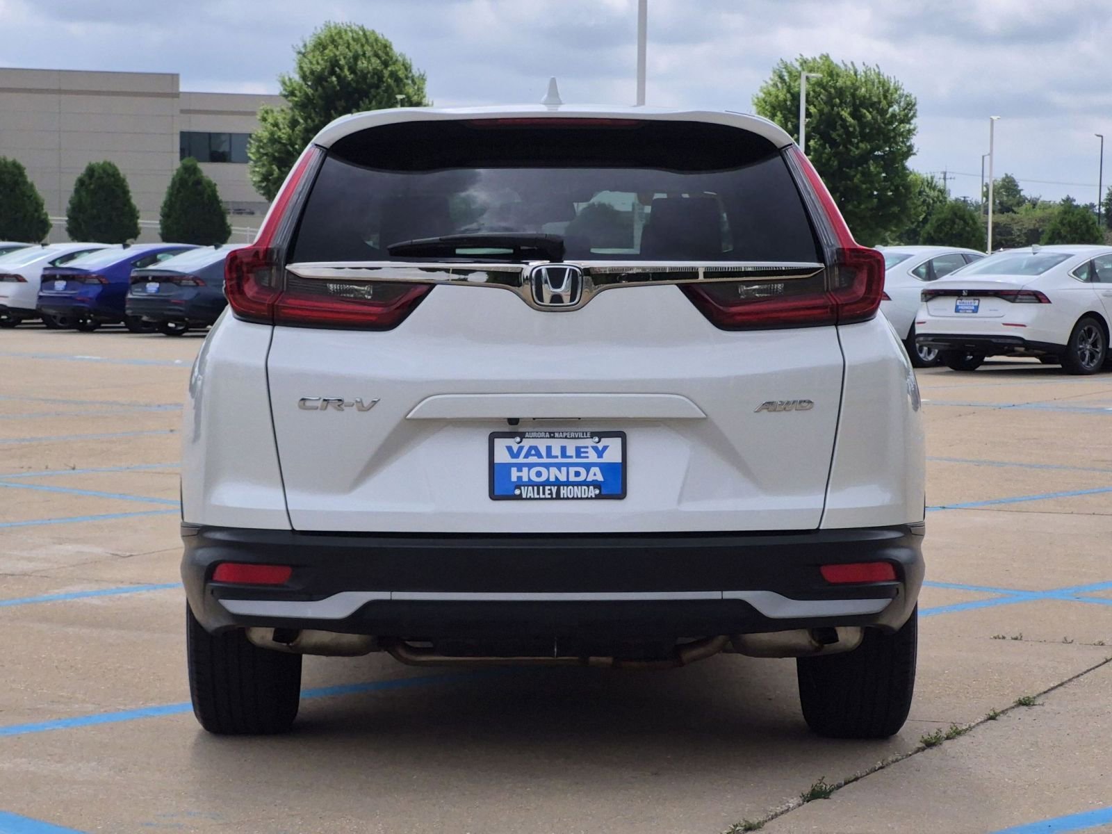 Used 2020 Platinum White Pearl Honda EX-L AWD image 8