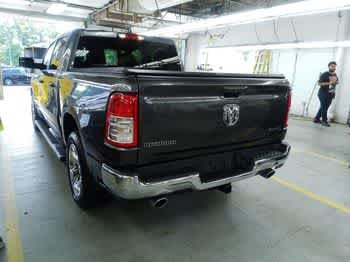 Used 2022 Granite Crystal Clearcoat Metallic Ram Big Horn image 3