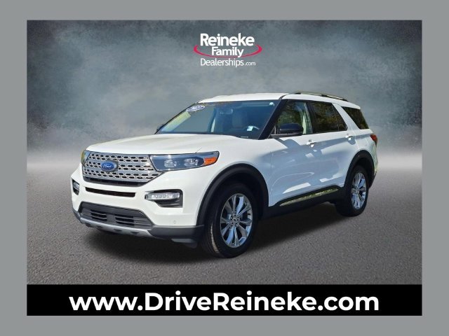 Used 2023 White Metallic Ford Limited image 1