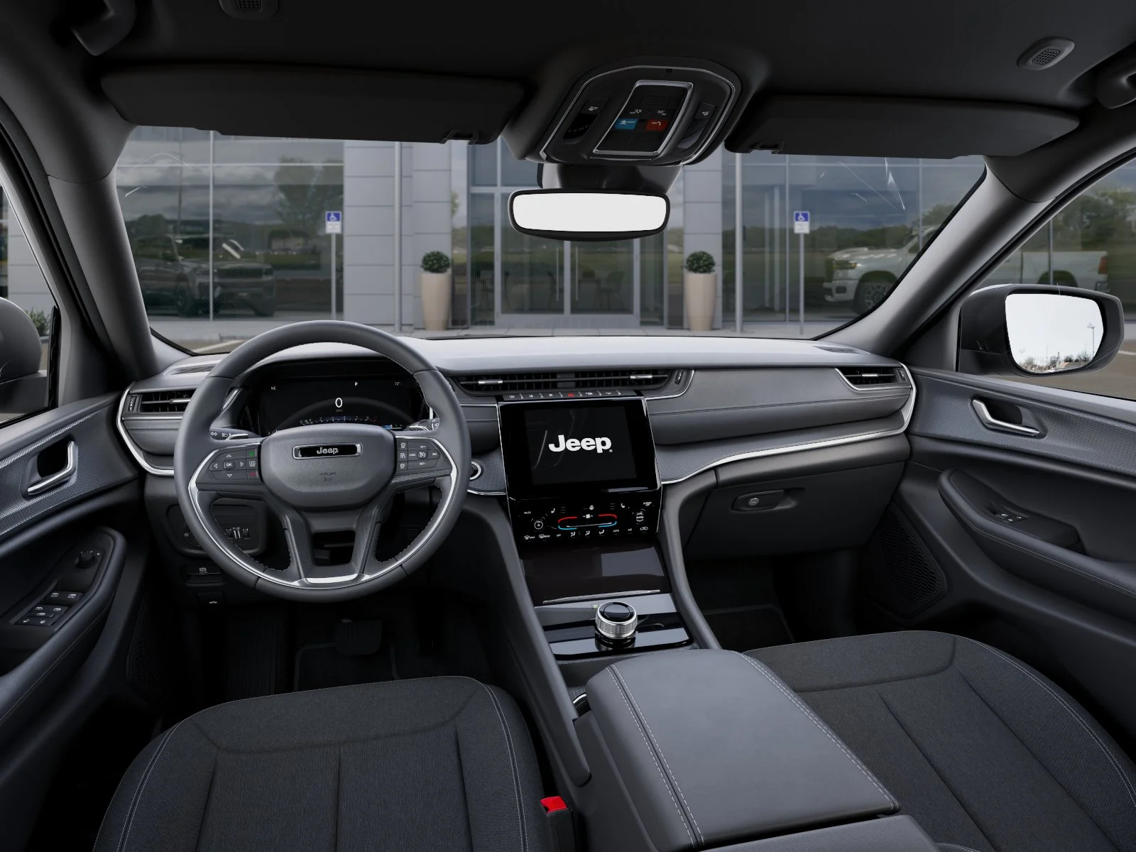 New 2026 Bright White Clear-Coat Exterior Paint Jeep Laredo X image 48