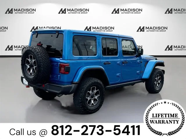 Certified Used 2022 Blue Jeep Unlimited Rubicon image 6