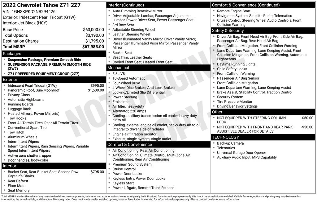Certified Used 2022 Iridescent Pearl Tricoat Chevrolet Z71 image 2