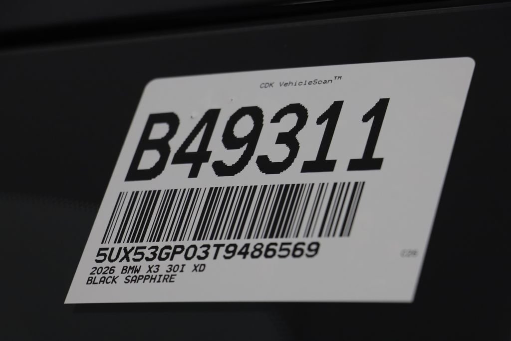 New 2026 Black Sapphire Metallic BMW 30 xDrive image 25