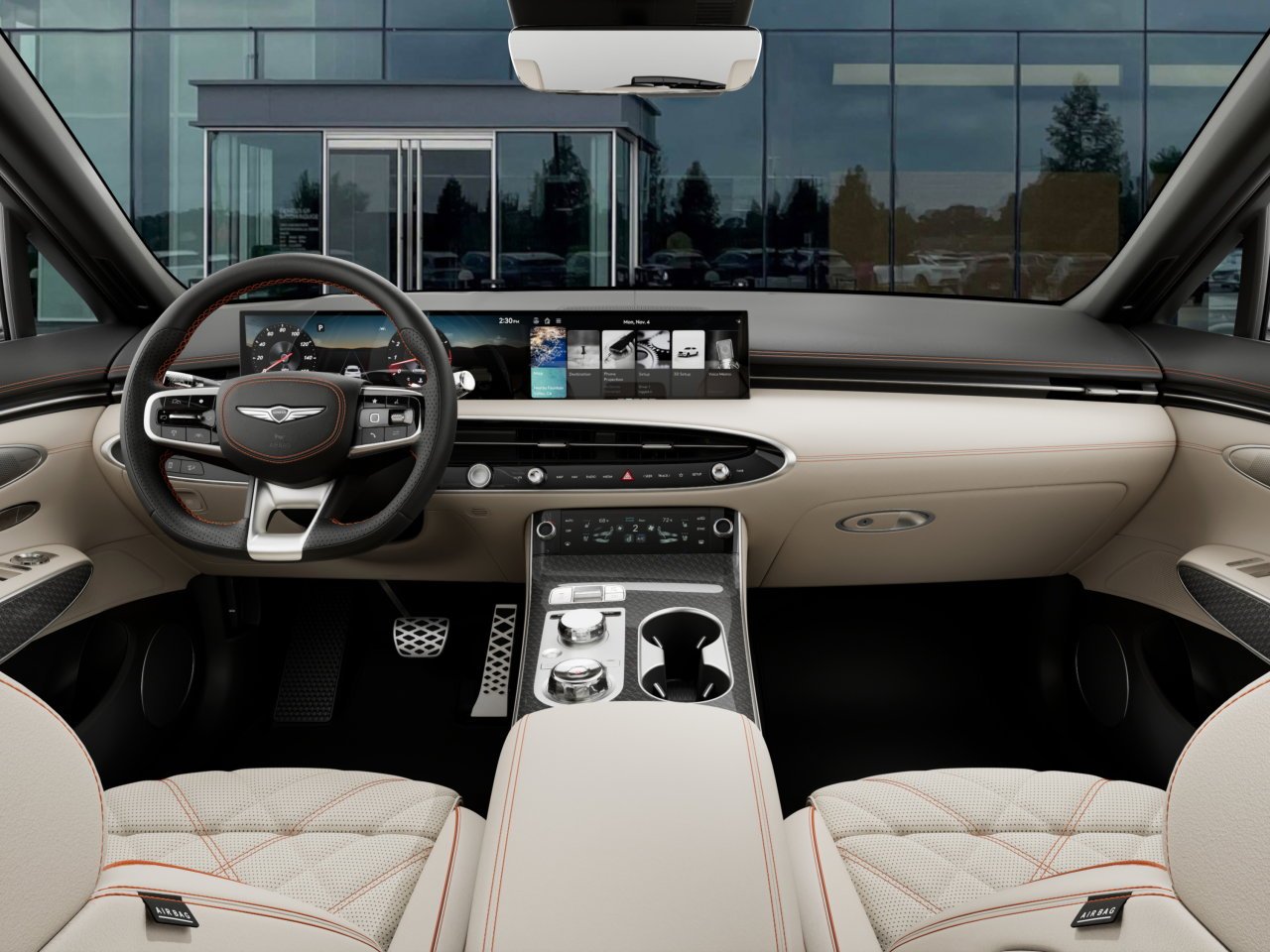 New 2026 White Genesis 3.5T Sport Prestige image 27
