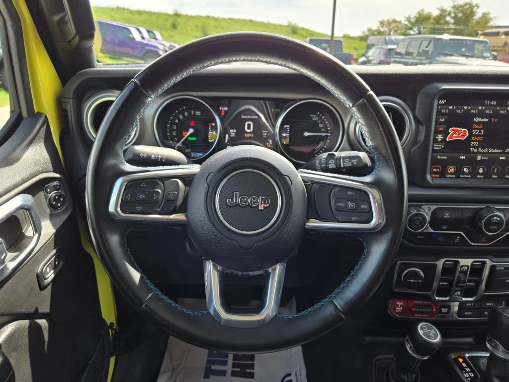 Used 2022 Yellow Jeep Unlimited Rubicon 4xe image 19