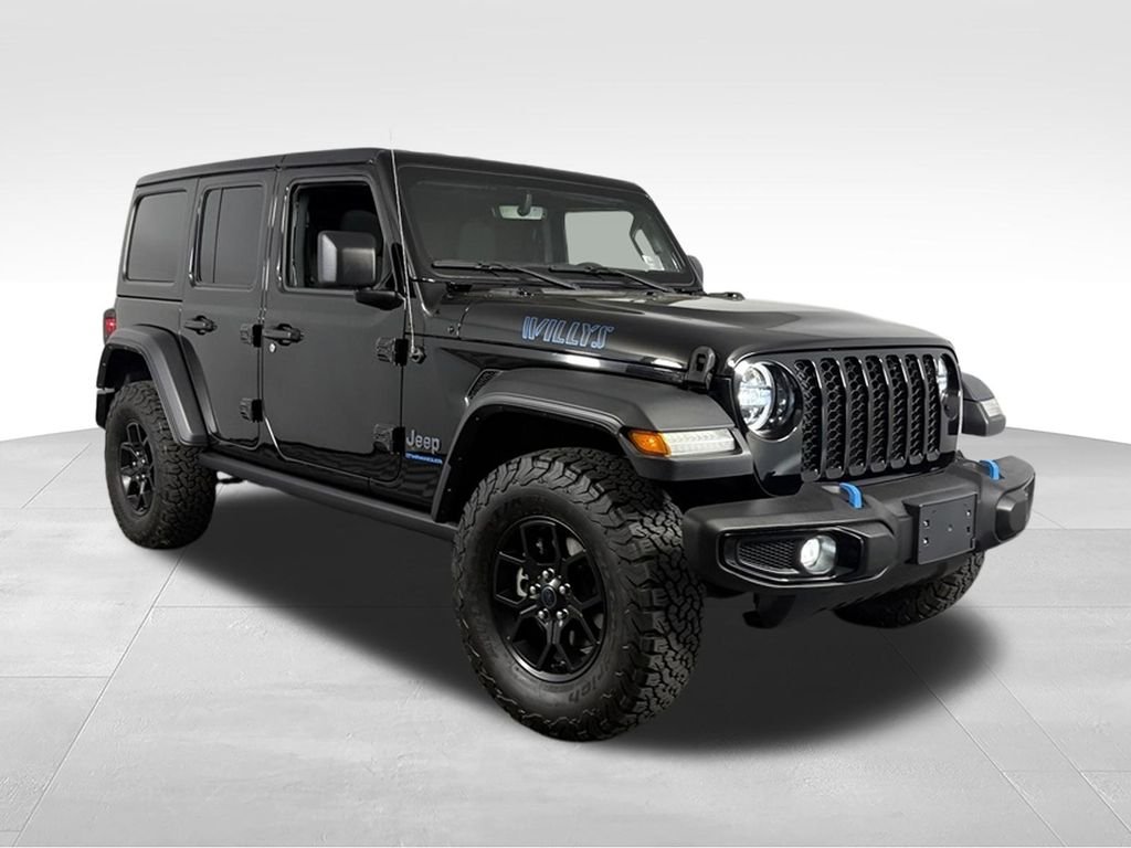 Used 2023 Black Clearcoat Jeep Willys 4xe image 6