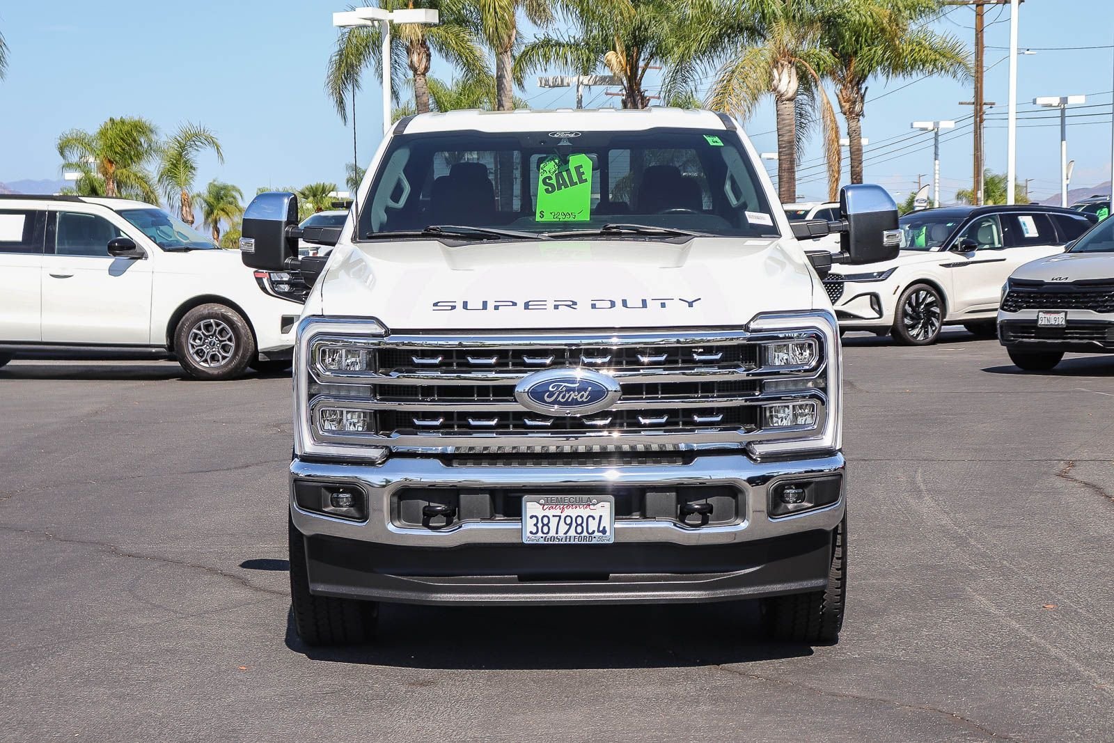 Certified Used 2024 White Metallic Ford Lariat image 2