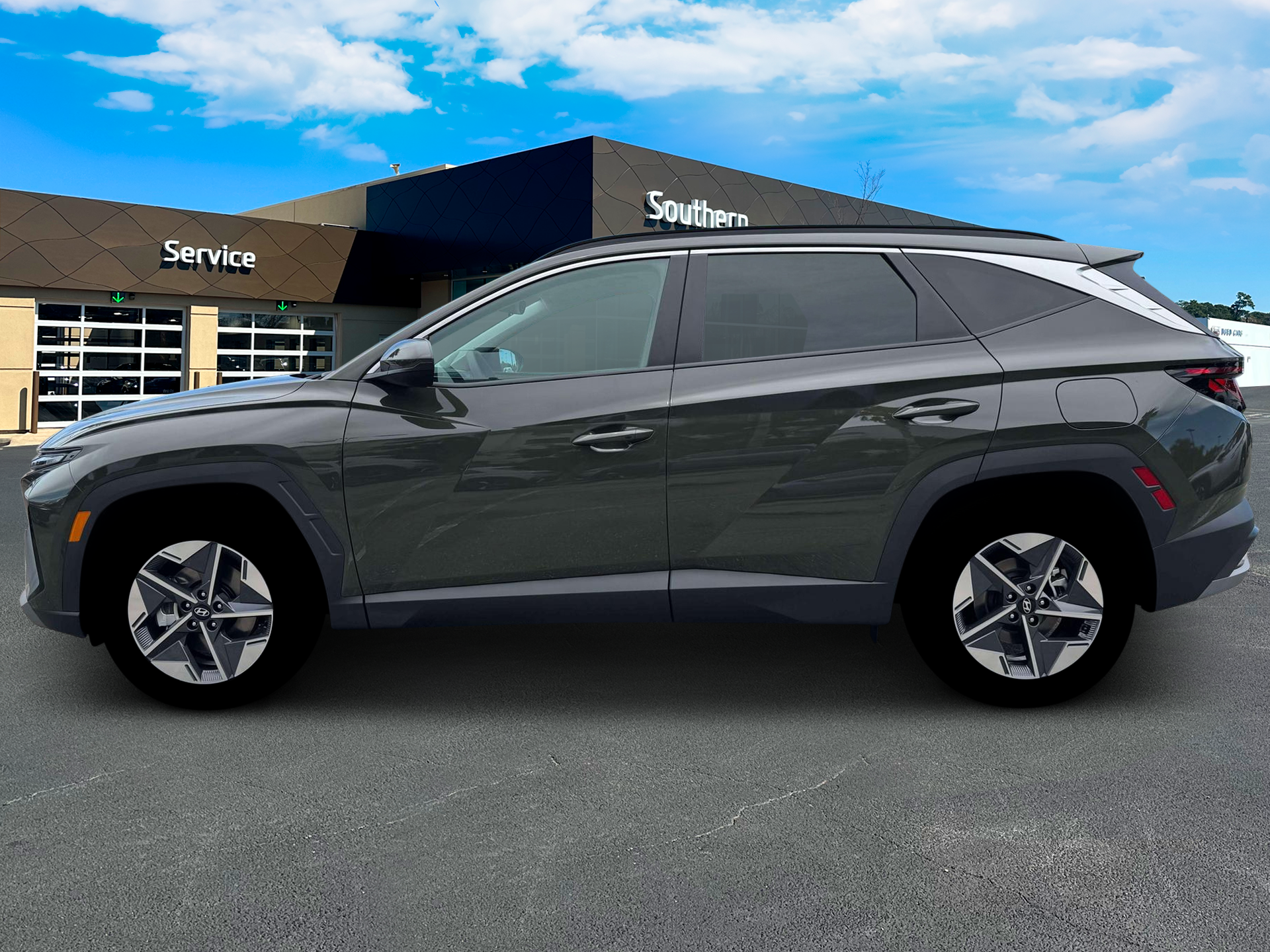New 2026 Green Hyundai SEL AWD image 3