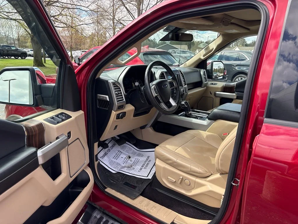 Used 2016 Ruby Red Metallic Tinted Clearcoat Ford Lariat image 8