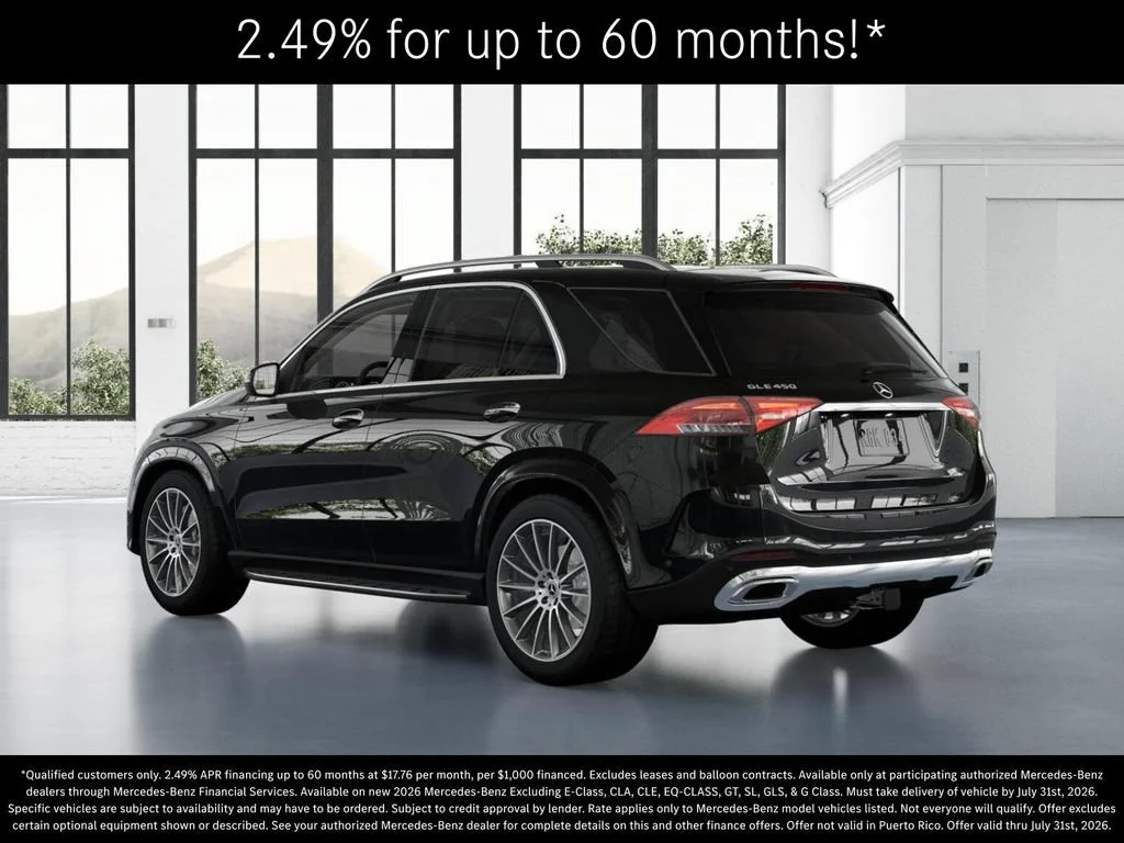 New 2026 Obsidian Black Metallic Mercedes-Benz GLE 450 image 71
