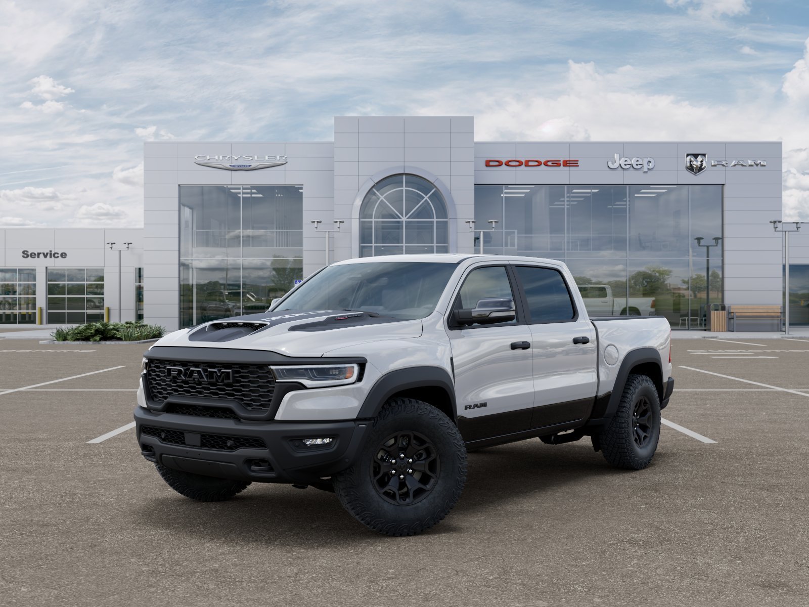 New 2026 Bright White Clear-Coat Exterior Paint RAM RHO image 16