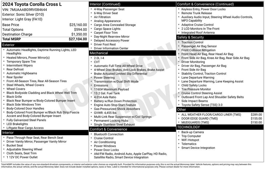 Used 2024 Silver Toyota L image 24
