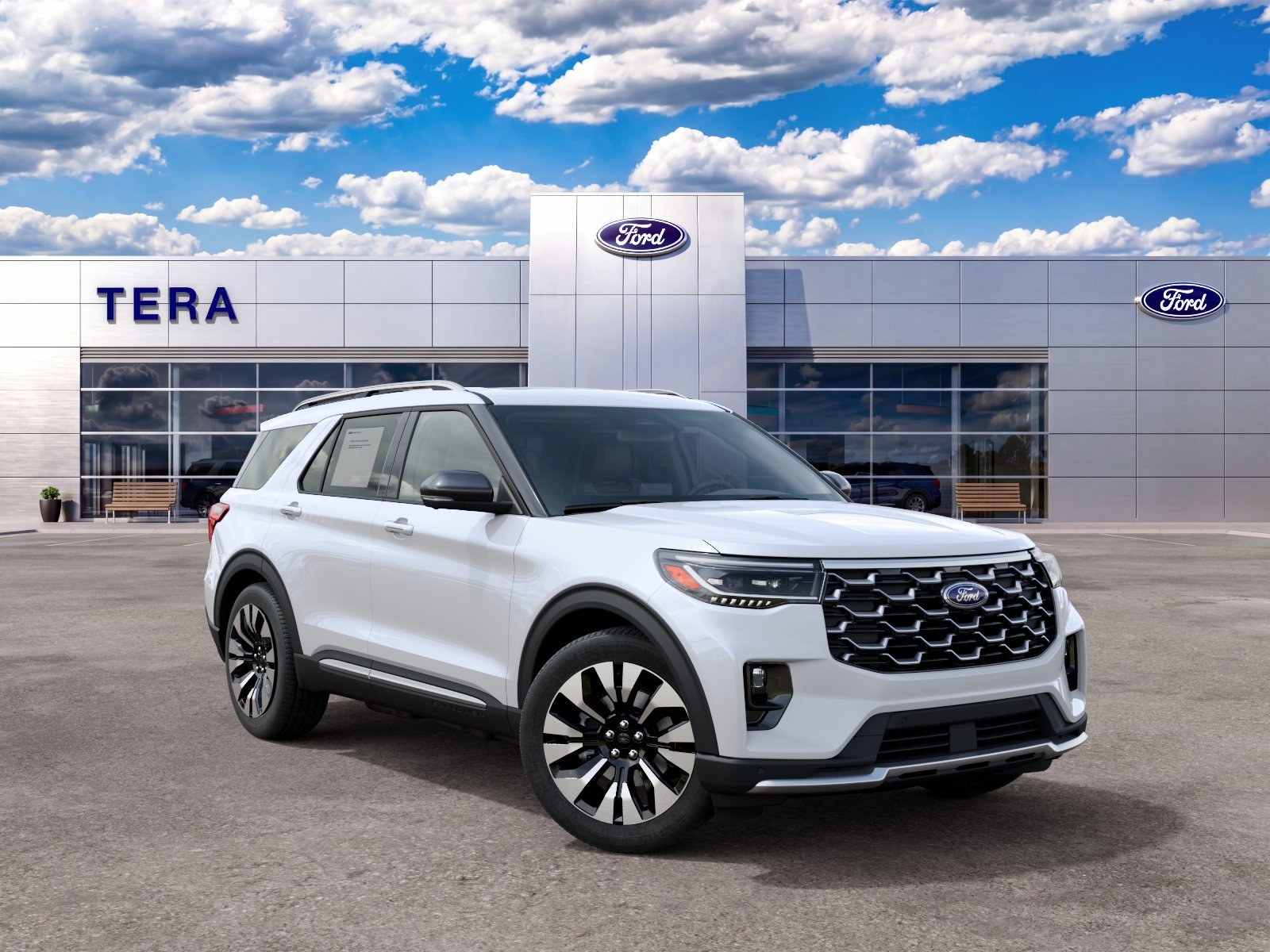 New 2027 Star White Metallic Tri-Coat Ford Platinum™ image 31