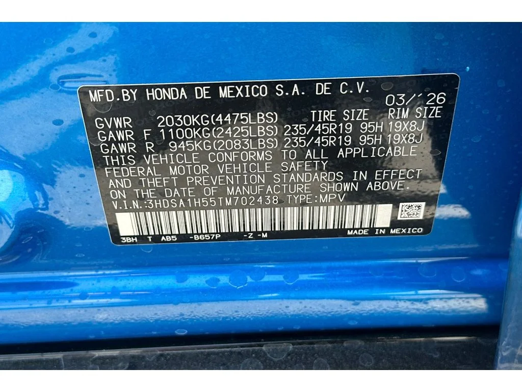 New 2026 Double Apex Blue Pearl II Acura w/A-Spec Package image 22