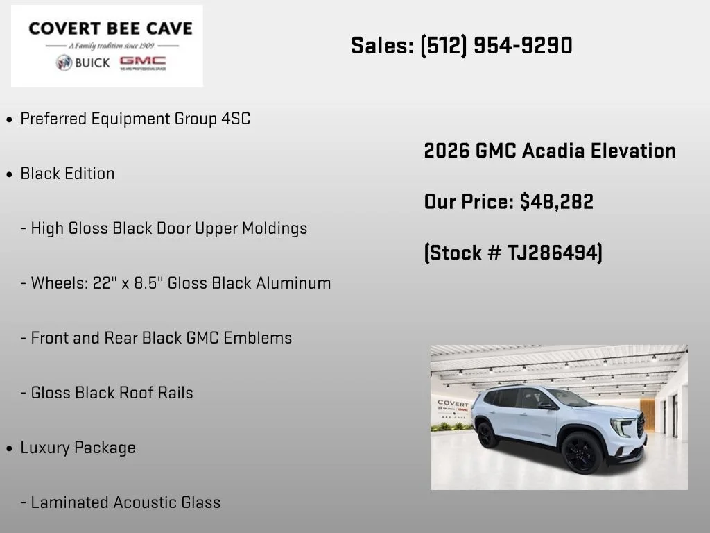 2026 GMC Acadia Elevation - Photo 7