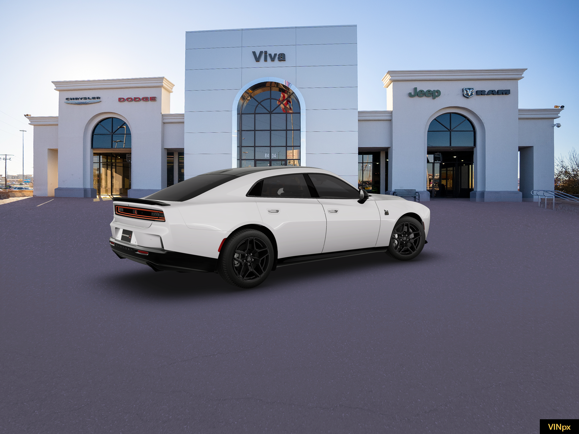 New 2026 White Knuckle Exterior Paint Dodge Scat Pack image 8