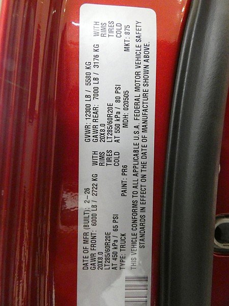 New 2026 Molten Red Pearl-Coat Exterior Paint RAM Laramie Mega Cab 6