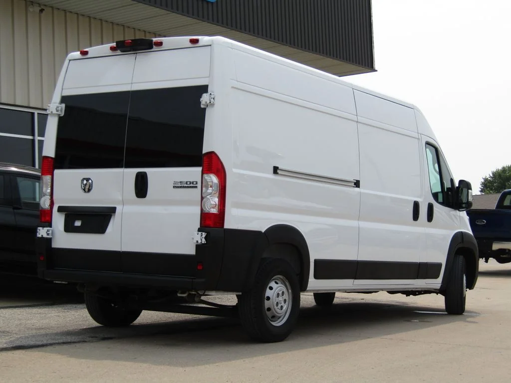 Used 2023 Bright White Clearcoat Ram High Roof image 3