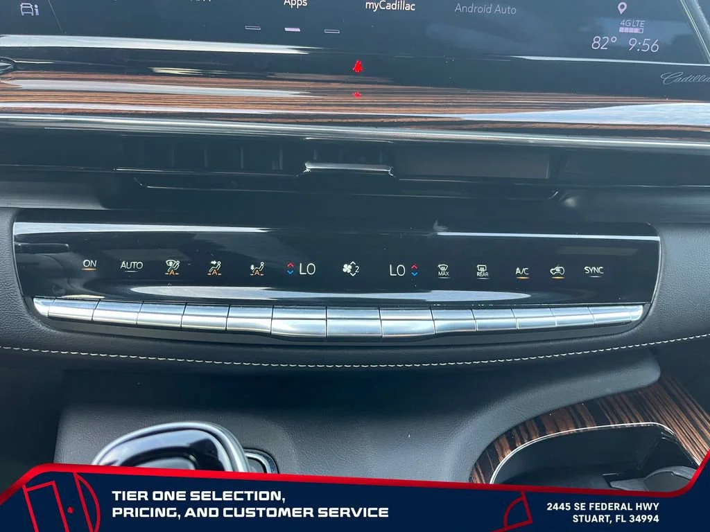 Used 2024 Galactic Gray Metallic Cadillac Premium Luxury image 25