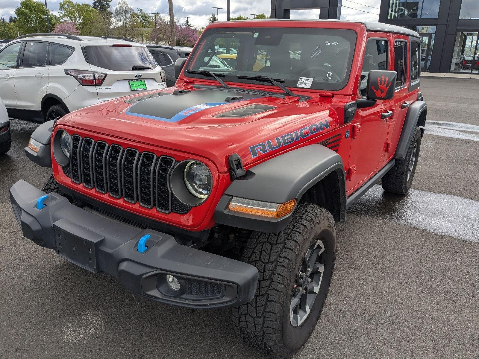 Used 2024 Jeep Wrangler 4xe Rubicon 4XE with VIN 1C4RJXR60RW232208 for sale in Gladstone, OR