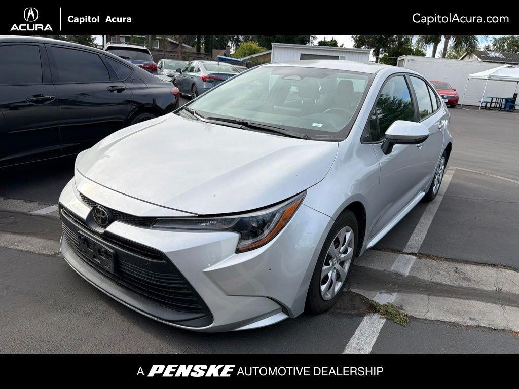 Used 2024 Silver Toyota LE image 1