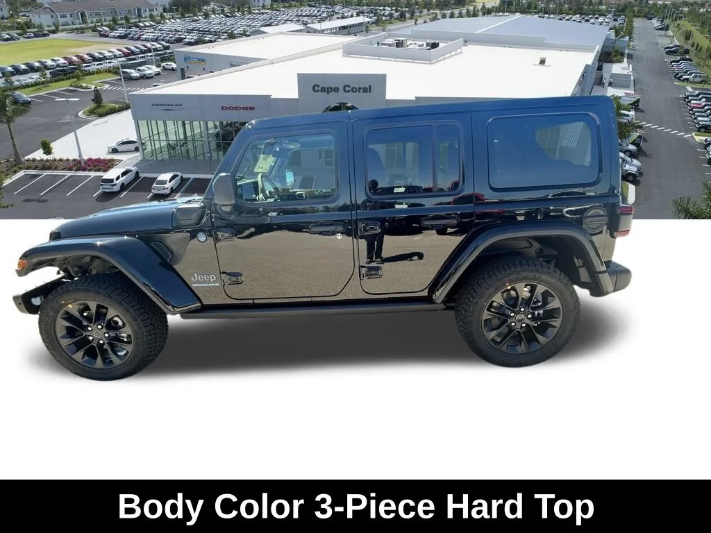 New 2025 Black Clear-Coat Exterior Paint Jeep Backcountry 4xe image 8