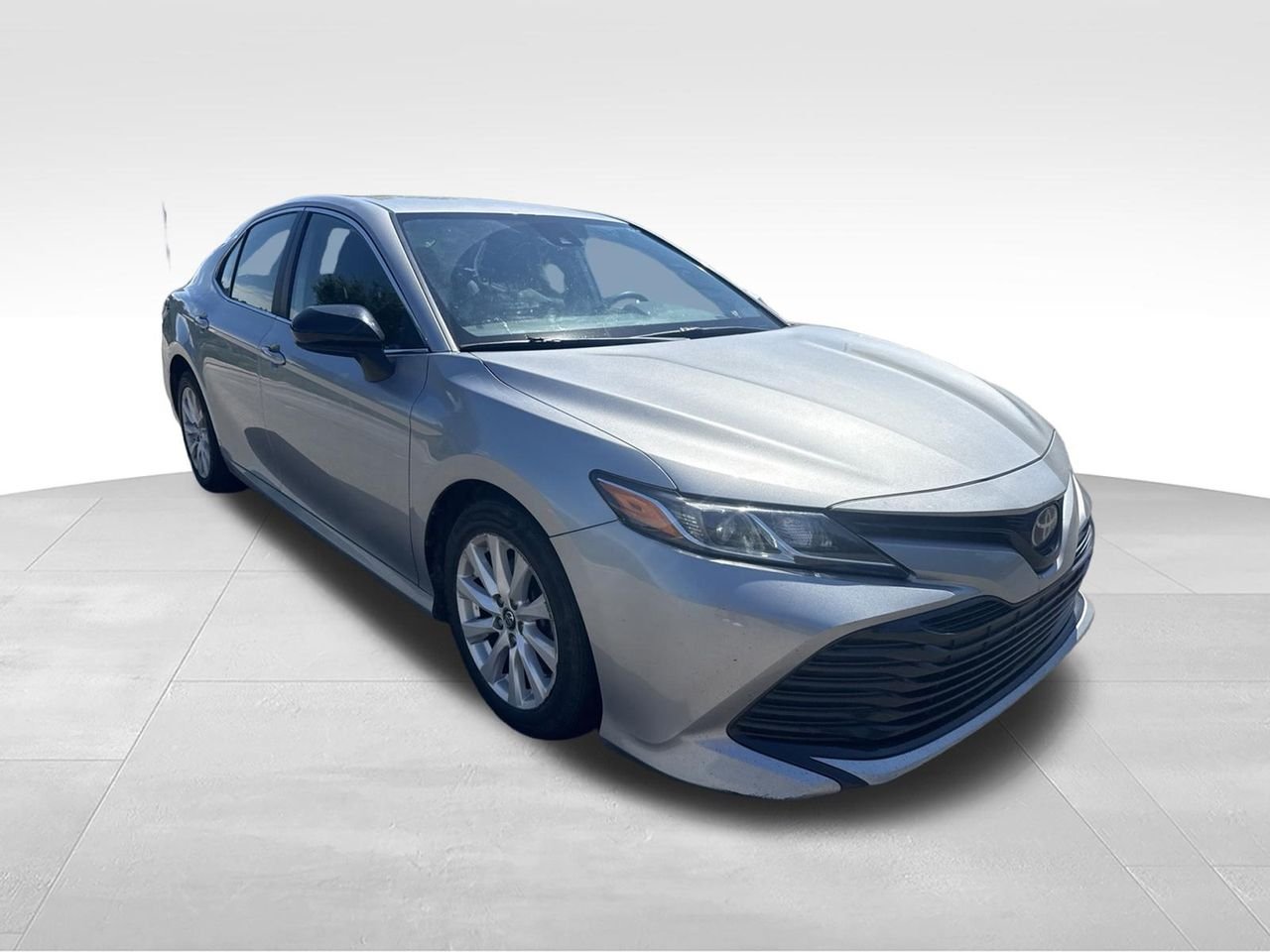 Used 2019 Silver Toyota LE image 2