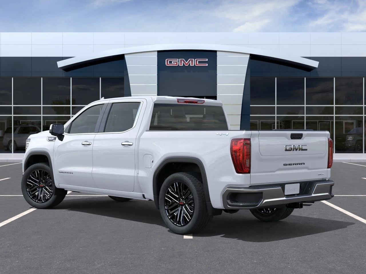 New 2026 Glacier White Tricoat GMC SLT image 3