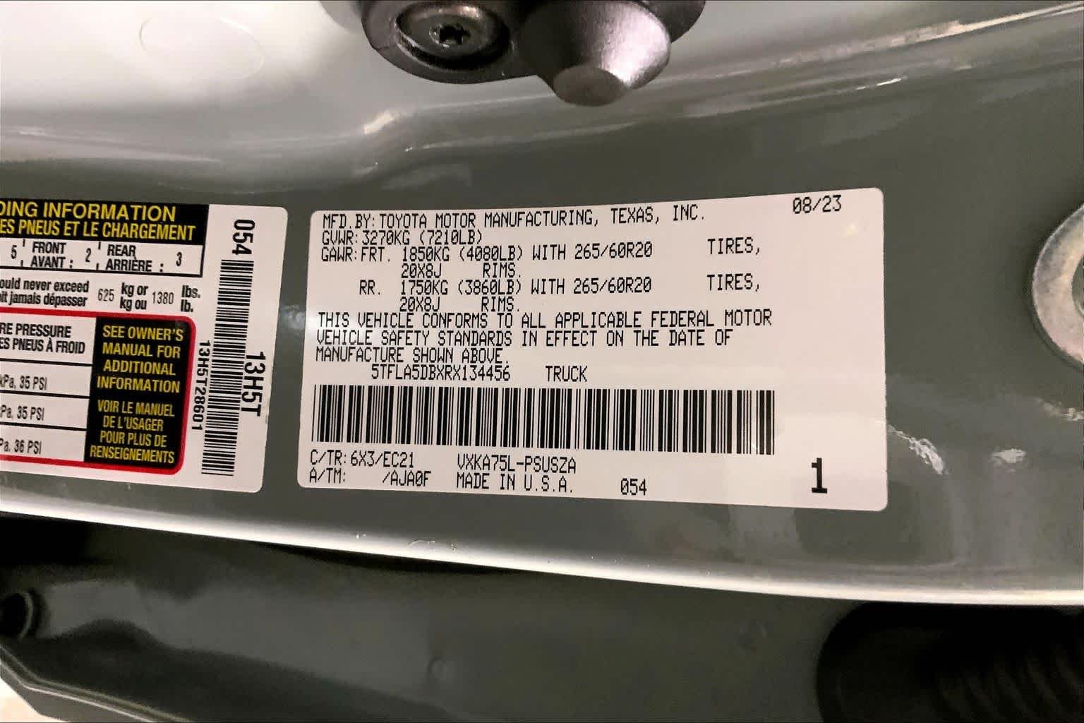 Used 2024 Lunar Rock Toyota SR5 image 37