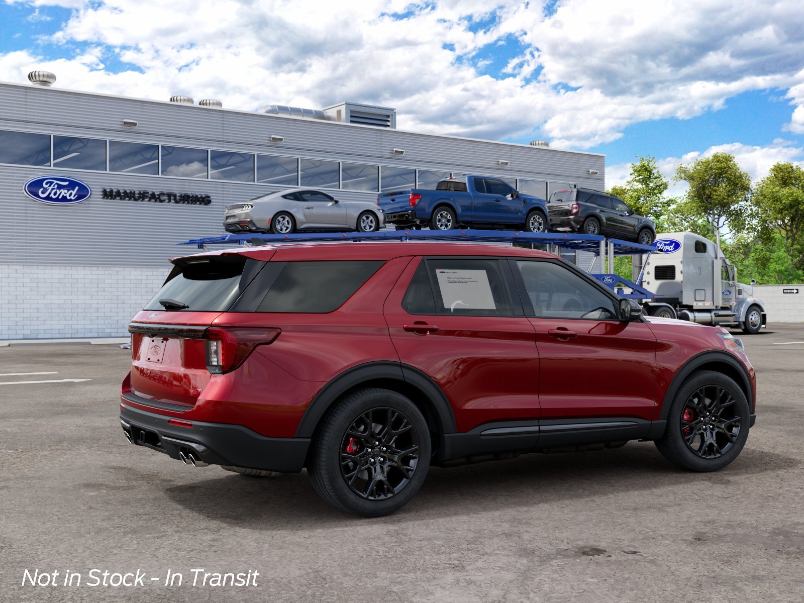 New 2027 Ruby Red Metallic Tinted Clearcoat Ford ST image 6