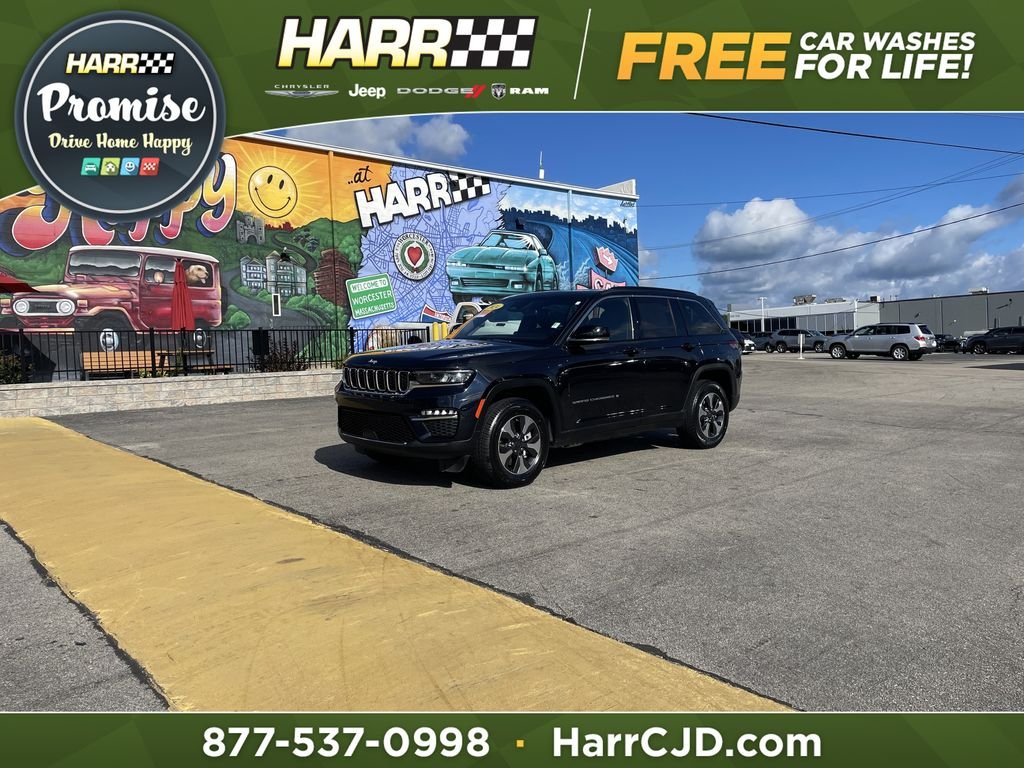 Certified Used 2024 Black Jeep 4xe image 1