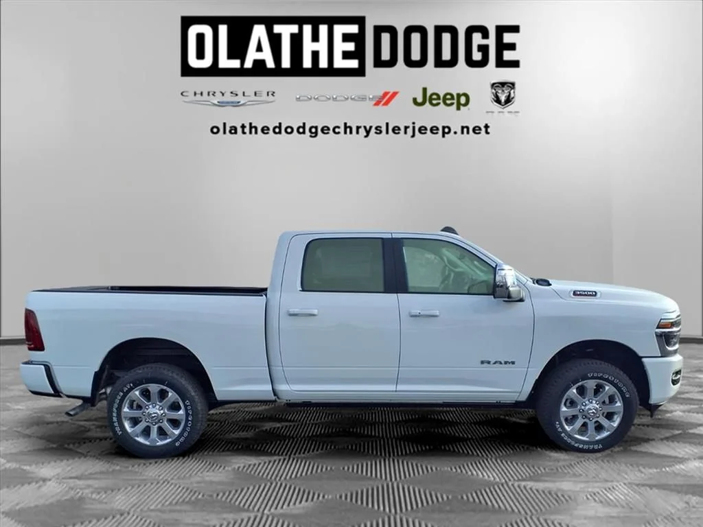 New 2026 Bright White Clear-Coat Exterior Paint RAM Laramie image 35