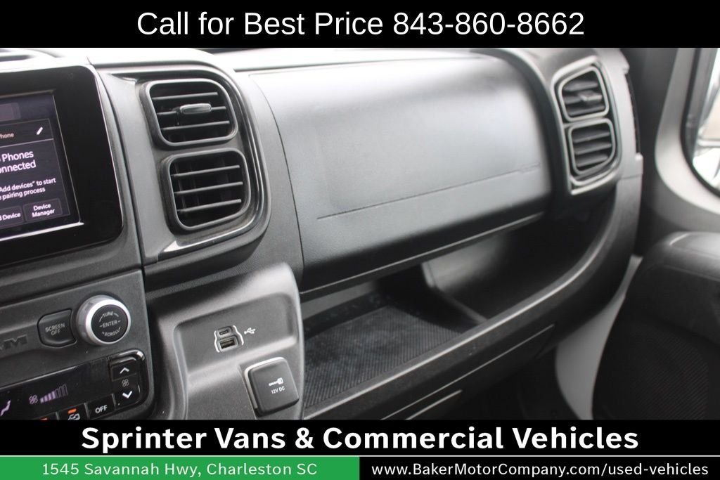 Used 2025 Bright White Clearcoat Ram High Roof image 24