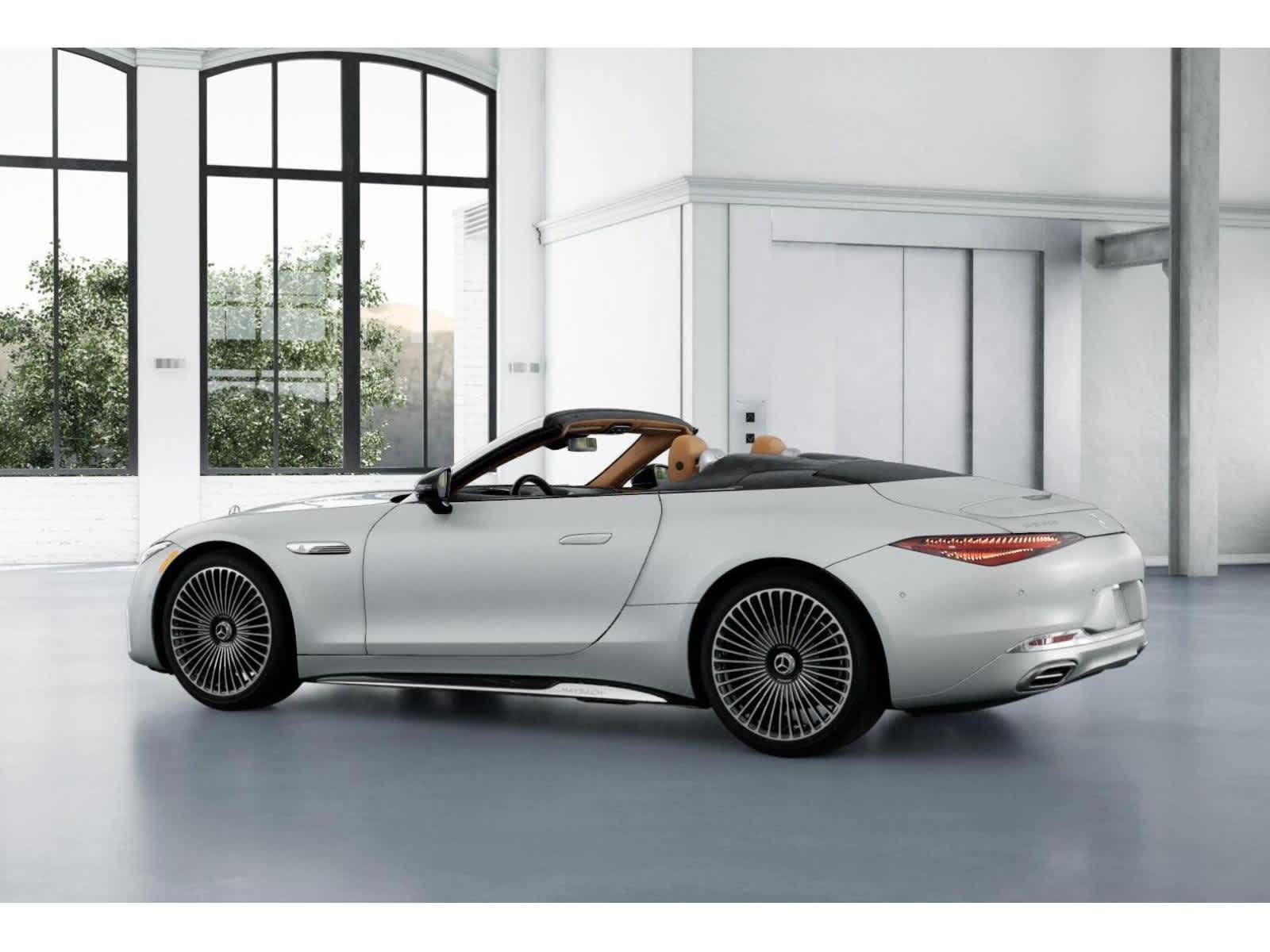 New 2027 MANUFAKTUR Moonlight White Magno Mercedes-Benz Maybach SL 680 Monogram Series image 30