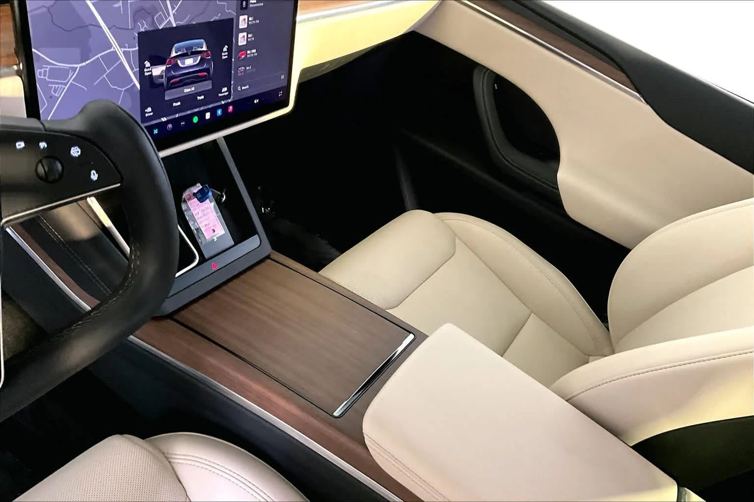 Used 2024 Pearl White Multi-Coat Tesla  image 15